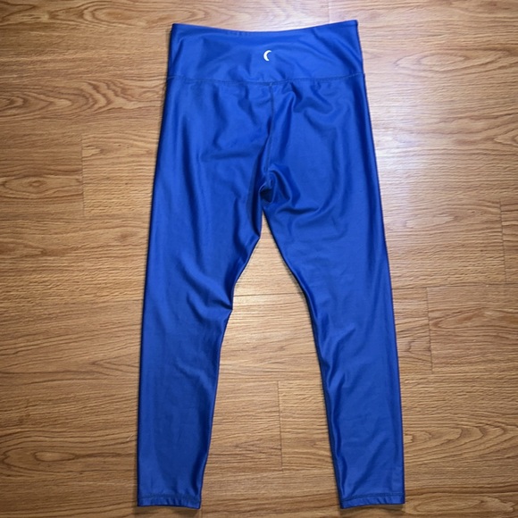 Zyia Blue Metallic Light n Tight Hi-Rise 7/8 24" NWOT - Picture 12 of 14